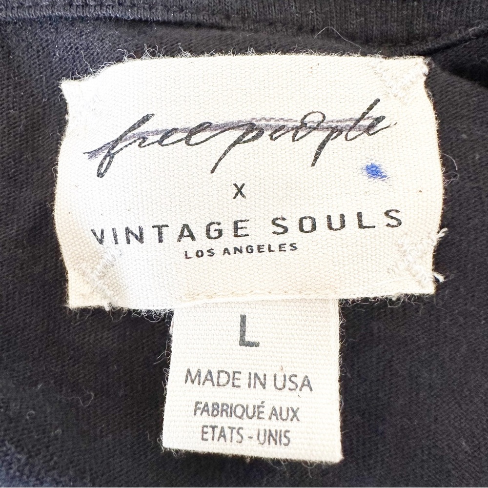 Free People X Vintage Souls Destination Extreme New York Crop Top - Picture 8 of 8